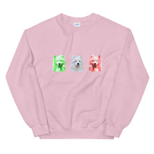 Load image into Gallery viewer, Cub Holiday Lights Trio Unisex Sweatshirt