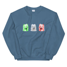 Load image into Gallery viewer, Cub Holiday Lights Trio Unisex Sweatshirt