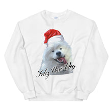 Load image into Gallery viewer, "Feliz Navi-Dog" Unisex Sweatshirt