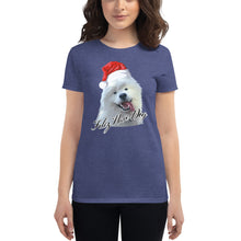 Load image into Gallery viewer, "Feliz Navi-Dog" Women's Short Sleeve T-Shirt