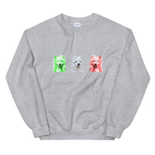 Load image into Gallery viewer, Cub Holiday Lights Trio Unisex Sweatshirt