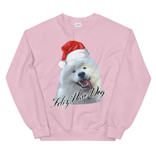 Load image into Gallery viewer, "Feliz Navi-Dog" Unisex Sweatshirt