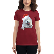 Load image into Gallery viewer, "Feliz Navi-Dog" Women's Short Sleeve T-Shirt