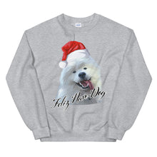 Load image into Gallery viewer, "Feliz Navi-Dog" Unisex Sweatshirt