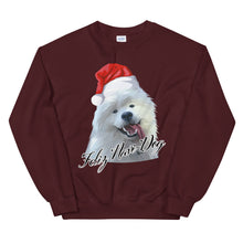 Load image into Gallery viewer, "Feliz Navi-Dog" Unisex Sweatshirt