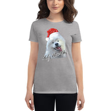 Load image into Gallery viewer, "Feliz Navi-Dog" Women's Short Sleeve T-Shirt