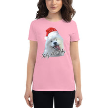 Load image into Gallery viewer, "Feliz Navi-Dog" Women's Short Sleeve T-Shirt