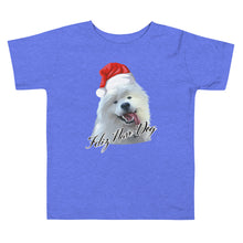 Load image into Gallery viewer, "Feliz Navi-Dog" Toddler Short Sleeve Tee
