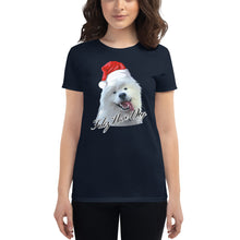 Load image into Gallery viewer, "Feliz Navi-Dog" Women's Short Sleeve T-Shirt