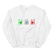 Load image into Gallery viewer, Cub Holiday Lights Trio Unisex Sweatshirt