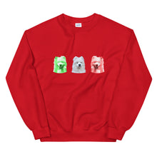 Load image into Gallery viewer, Cub Holiday Lights Trio Unisex Sweatshirt