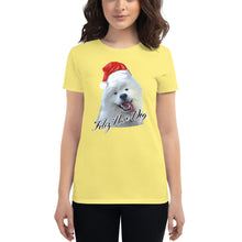 Load image into Gallery viewer, "Feliz Navi-Dog" Women's Short Sleeve T-Shirt