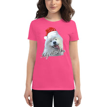 Load image into Gallery viewer, "Feliz Navi-Dog" Women's Short Sleeve T-Shirt