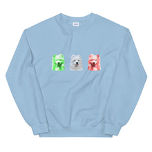 Load image into Gallery viewer, Cub Holiday Lights Trio Unisex Sweatshirt
